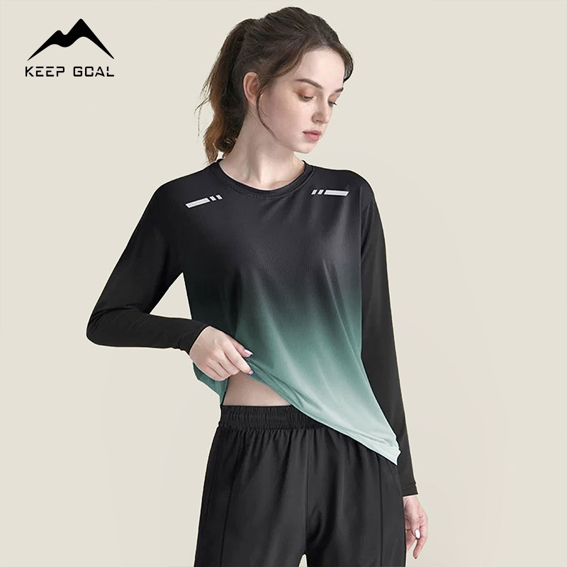 KEPP GOAL baju olahraga wanita panjang dry fit badminton running