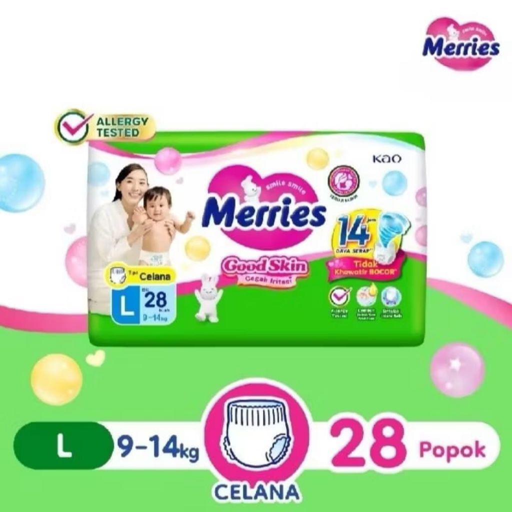 Jual merries nb-s40/m32/l28/xl26 | Shopee Indonesia