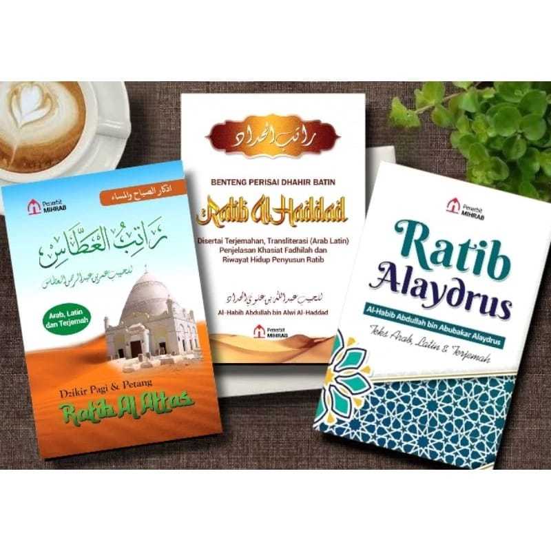 Jual Paket 3 Buku Ratib Ukuran A6 Saku Latin Dan terjemah Ratib Al ...