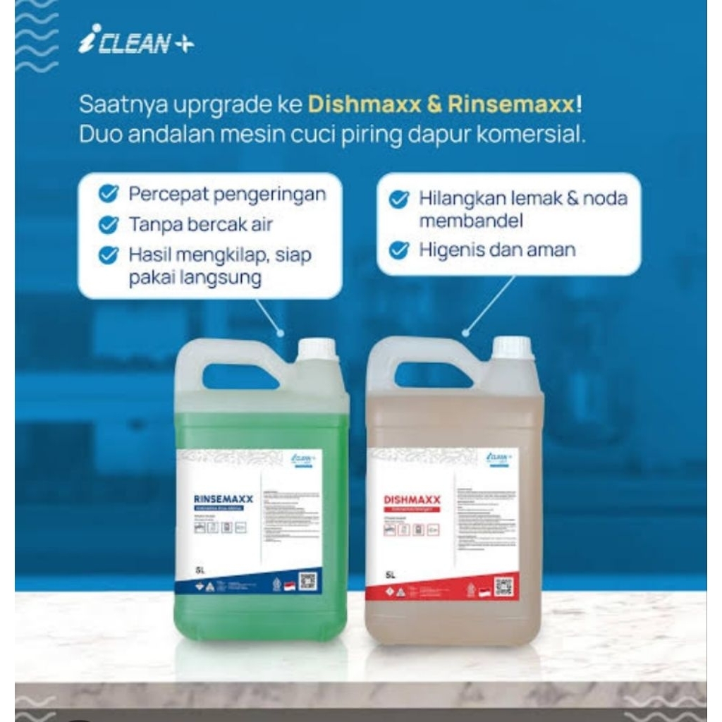 Jual RINSEMAXX 5 Liter iClean (Rinse Dishwasher mesin cuci piring ...