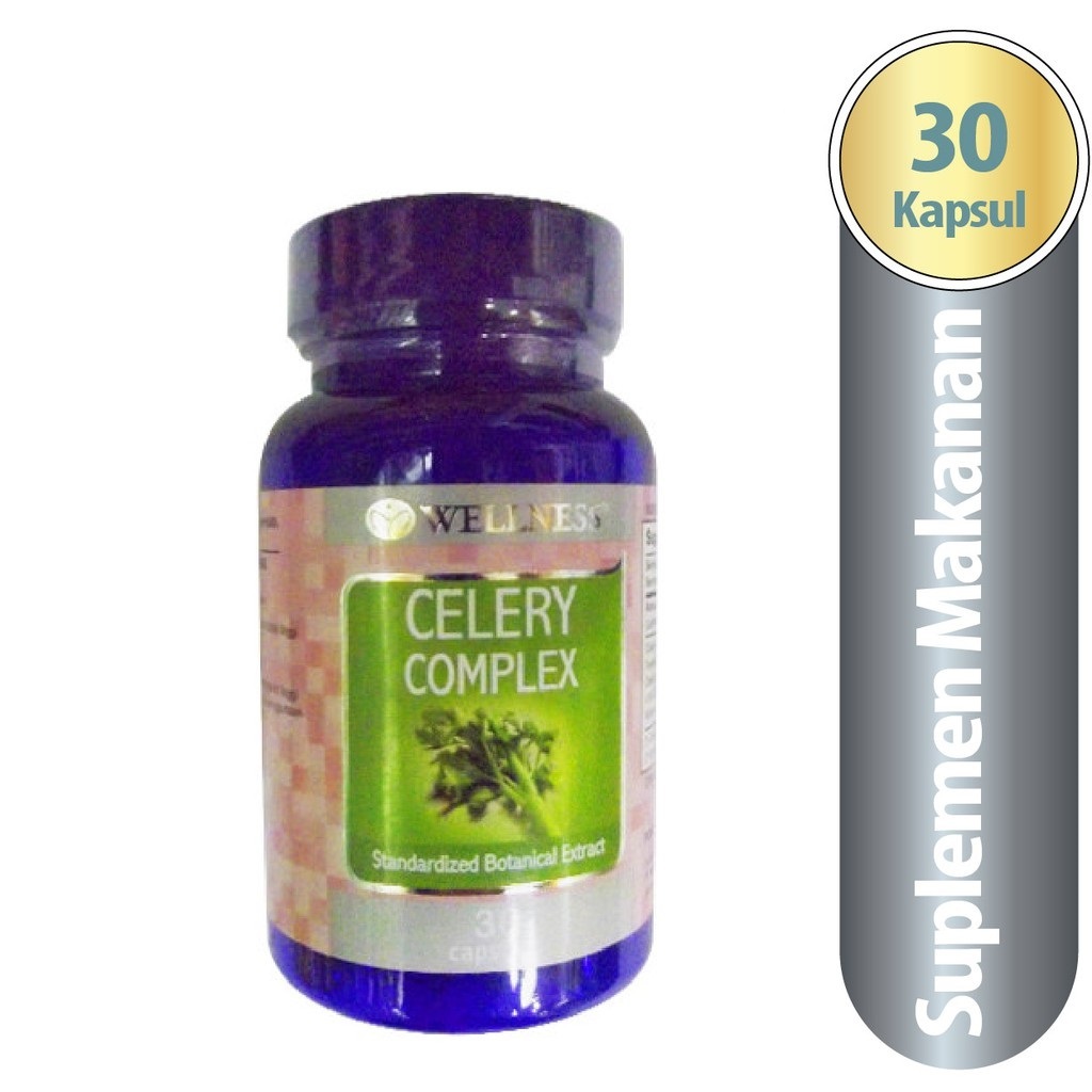Wellness Celery Complex Membantu Menurunkan Tekanan Darah Tinggi - 30 Kapsul