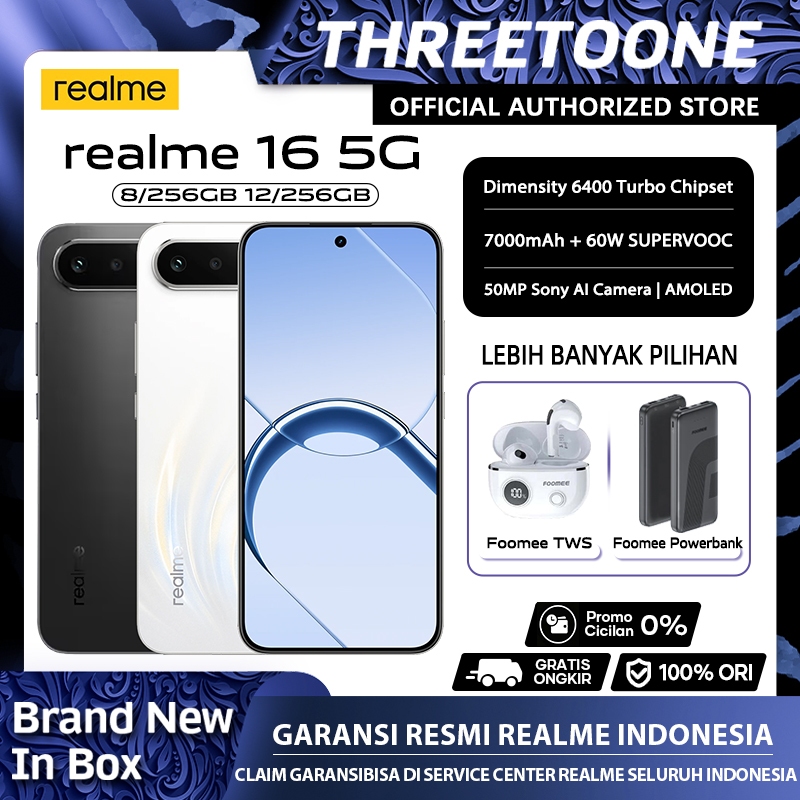 realme 16 5G 12GB+14GB|256GB(50MP Front & Sony Rear AI Cameras | 7000mAhBattery | Air Design Front)