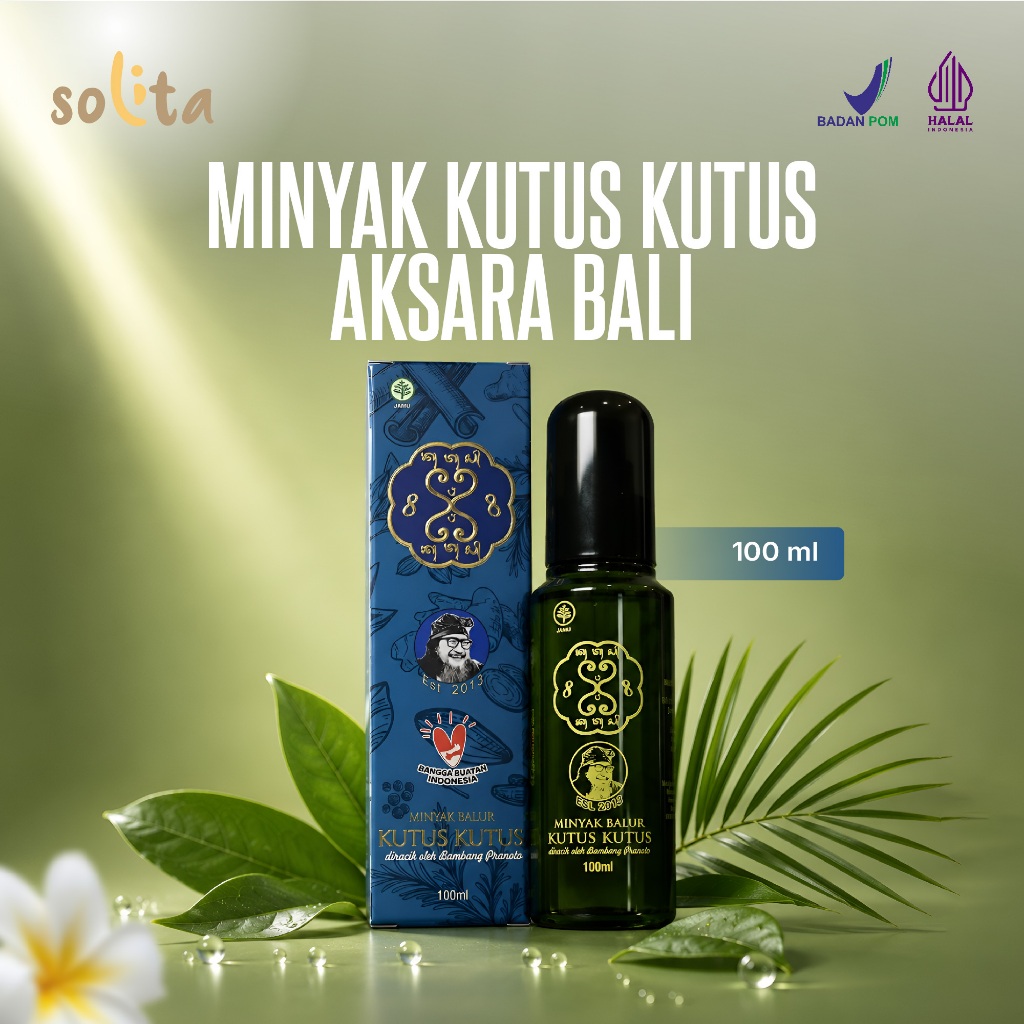 Jual Minyak Kutus Kutus Asli Bali Isi 100ml (KEMASAN BARU