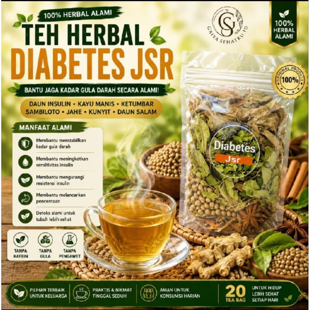 Wedang Ketumbar kelor kayu manis jahe atasi diabetes solusi herbal