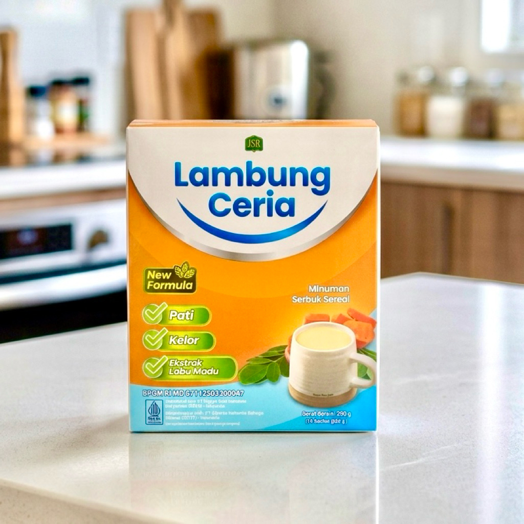 Lambung Ceria New Formula Atasi Masalah Gerd Maag Asam Lambung 10 Sachet