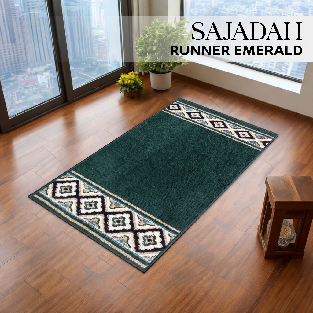 Sajadah Medinah Runner Polos Ukuran 60x105 cm All Color Ready