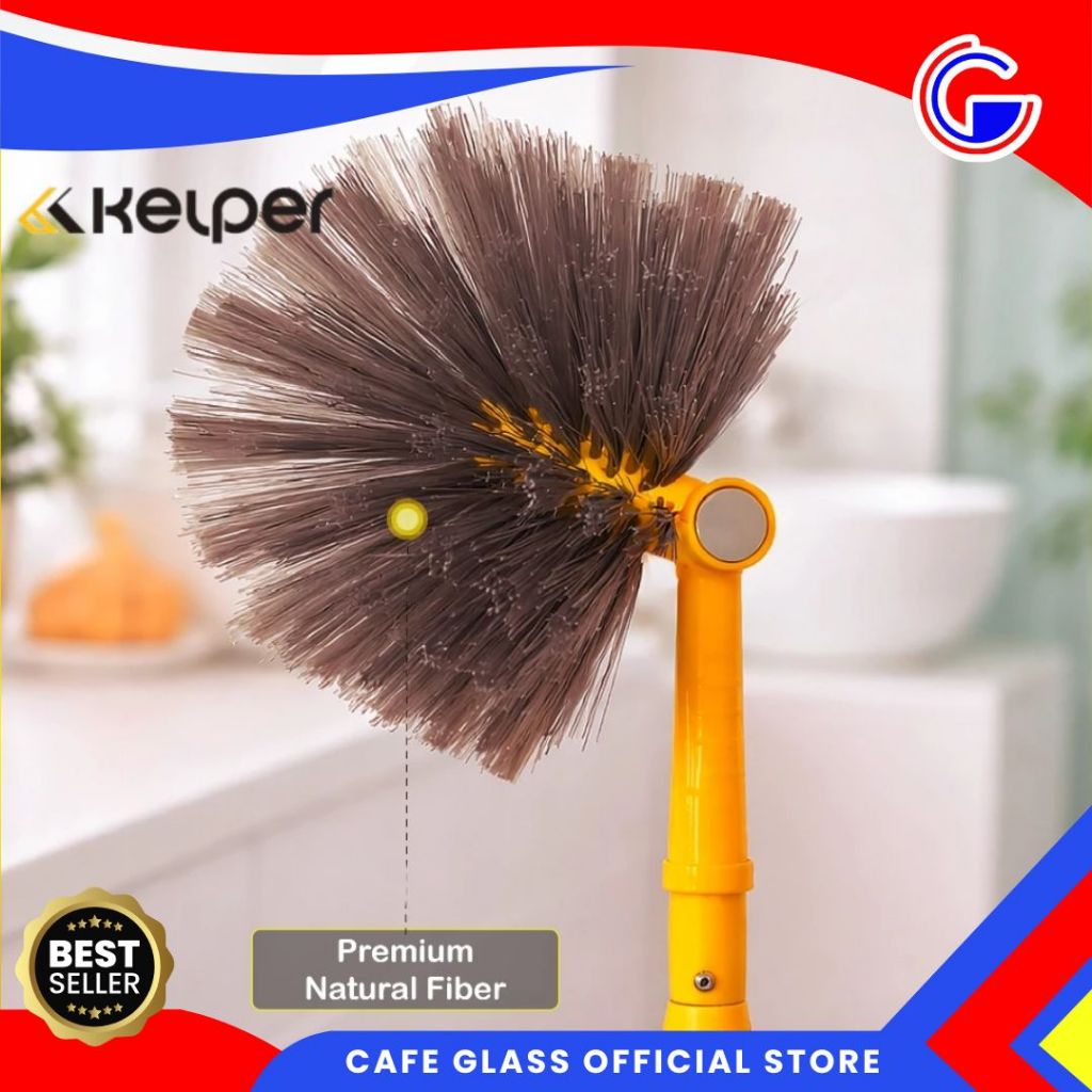 Sapu Panjang Kelper-Alat Pembersih Plafon-Bahan Premuim-Ceiling Duster Kelper