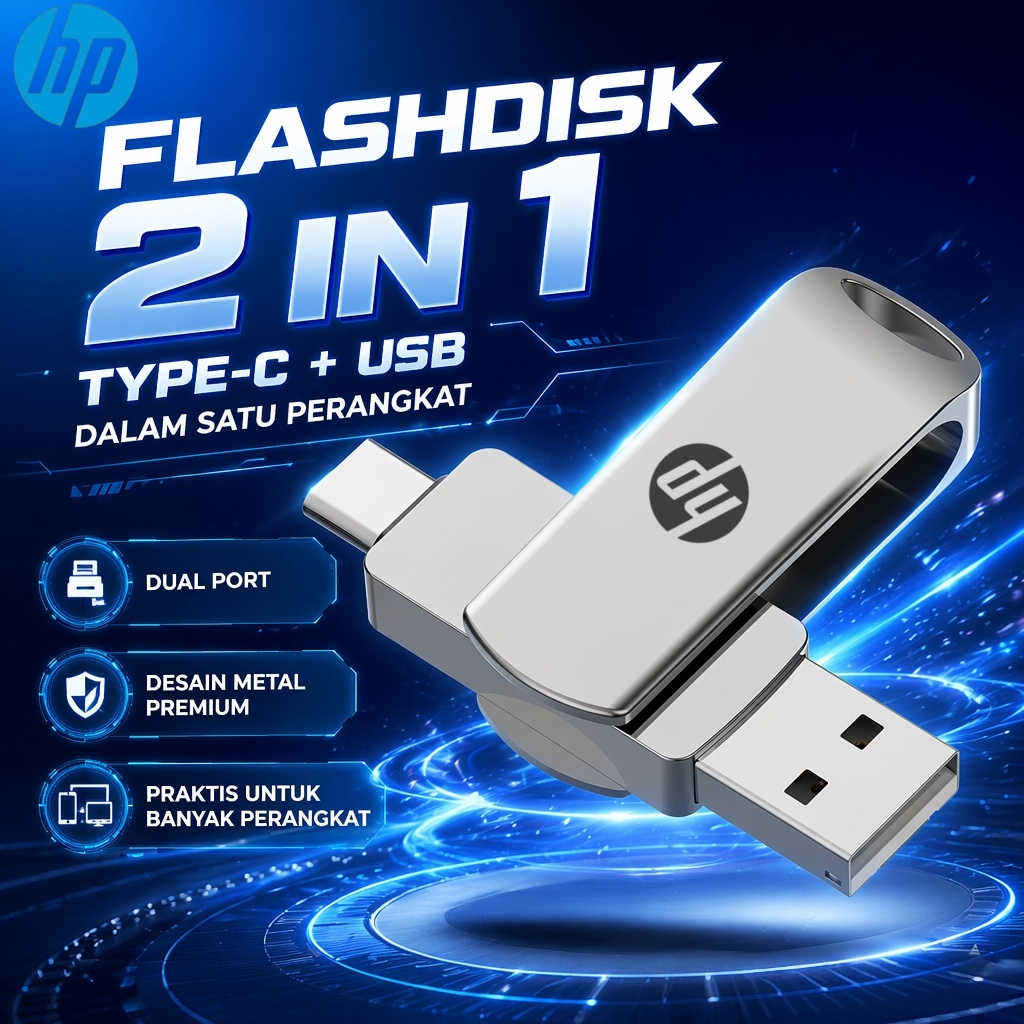 Jual HP U502 USB3.0 OTG Flashdisk TYPE-C Kecepatan Tinggi: 32GB-1TB ...