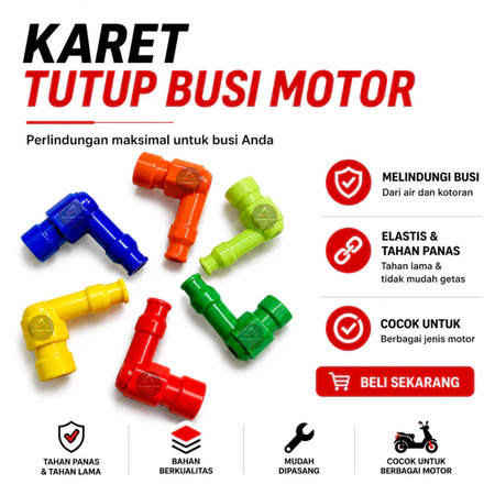Tutup Busi Motor Universal Warna Anti Panas