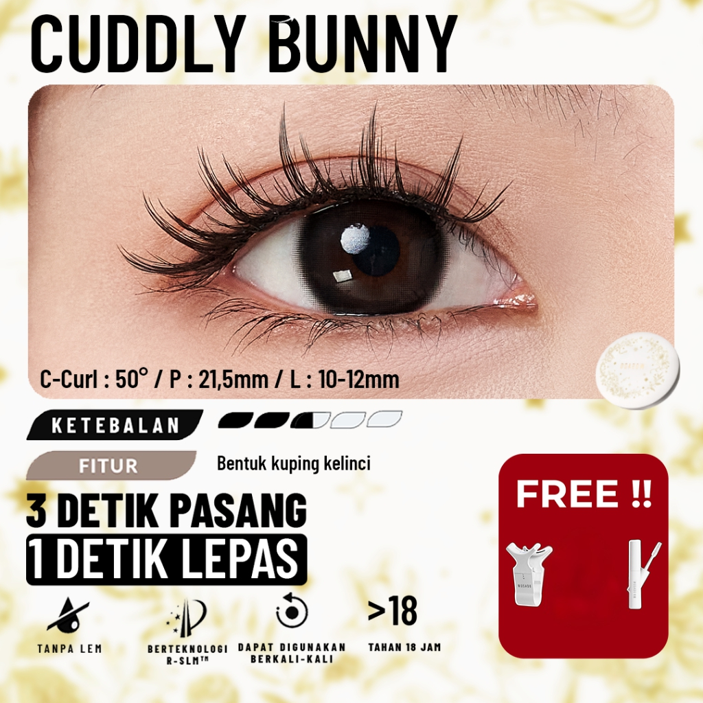RAMADHAN LIMITED EDITION!!! WOSADO Bulu Mata Palsu Magnetik Reuseable Magnetic Lash Natural Korea Look Makeup Eyelash Extension