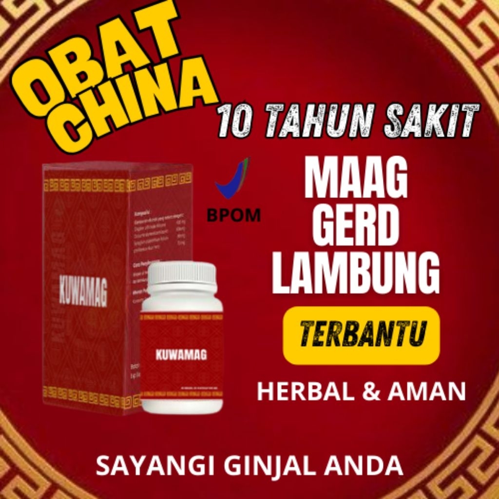 Kuwamag Obat Asam Lambung Herbal Atasi Gerd, Maag Akut Terbukti Ampuh