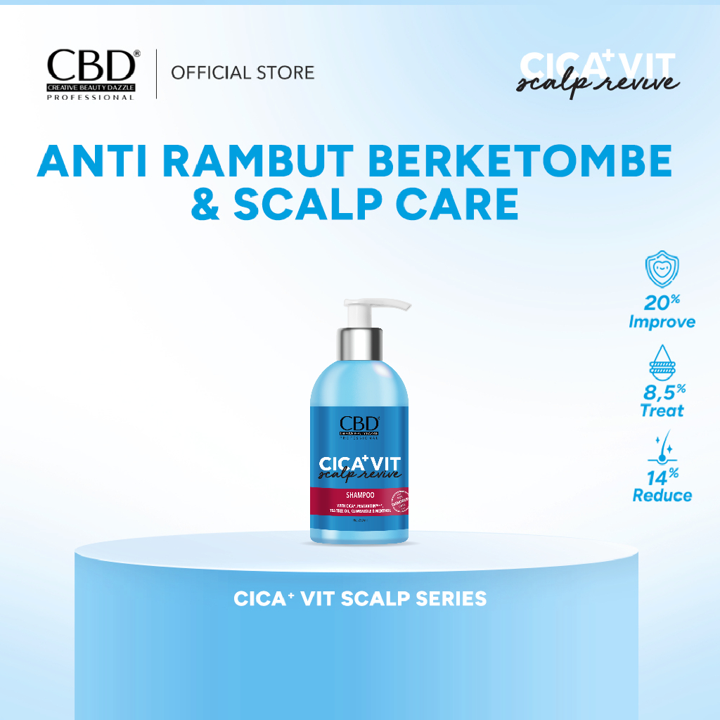 Jual CBD Cica+Vit Scalp revive Shampo 250 ml perawatan untuk rambut ...