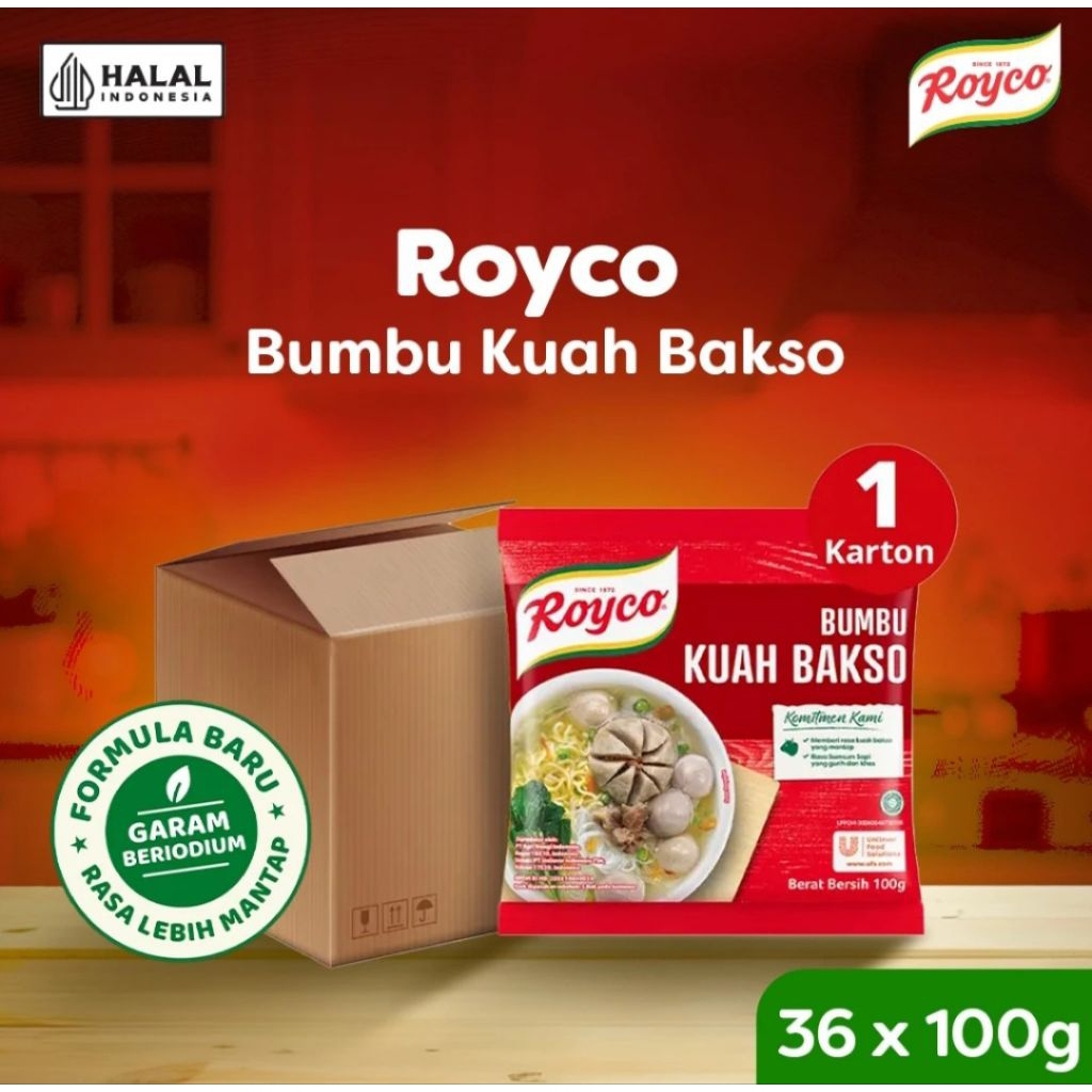 Jual Royco Kuah bakso 100gr 1 karton | Shopee Indonesia