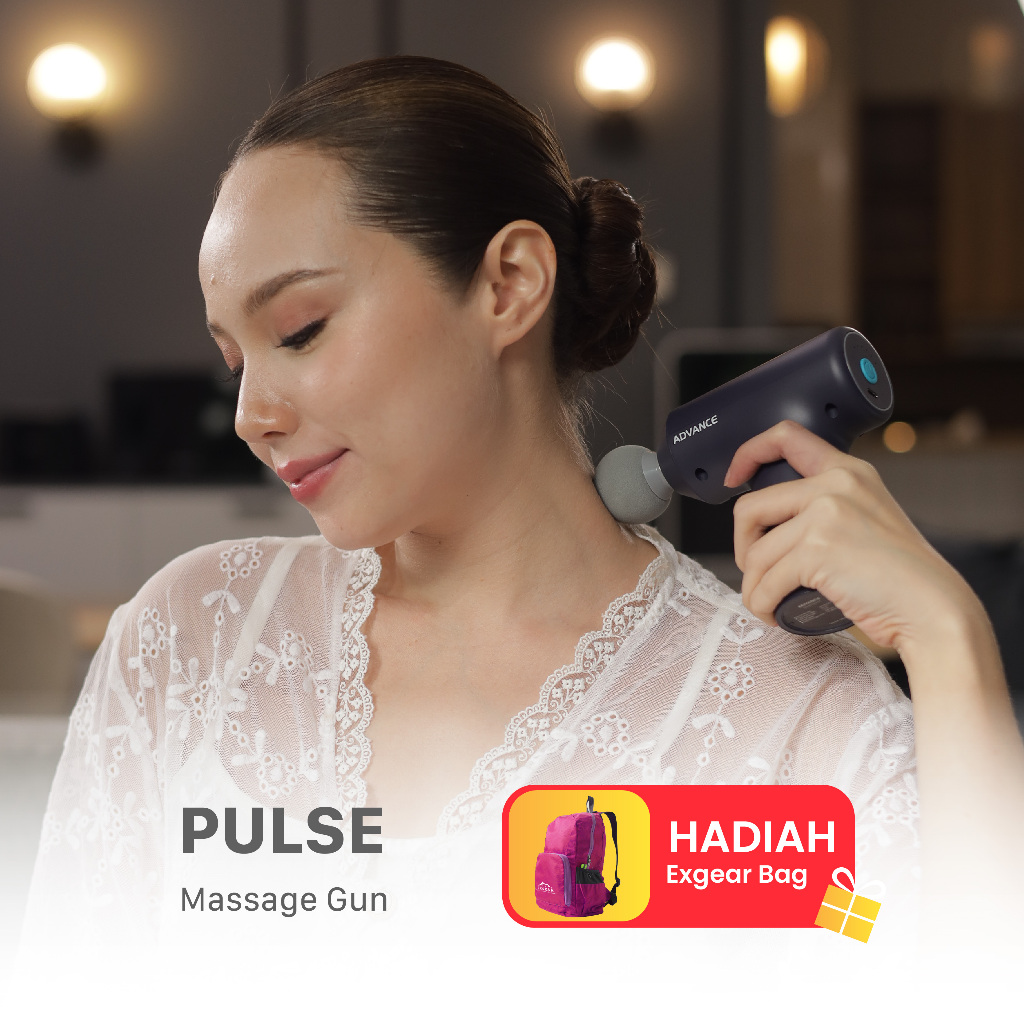 Jual ADVANCE - PULSE Massage Gun - alat pijat getar elektrik mini/pijit ...