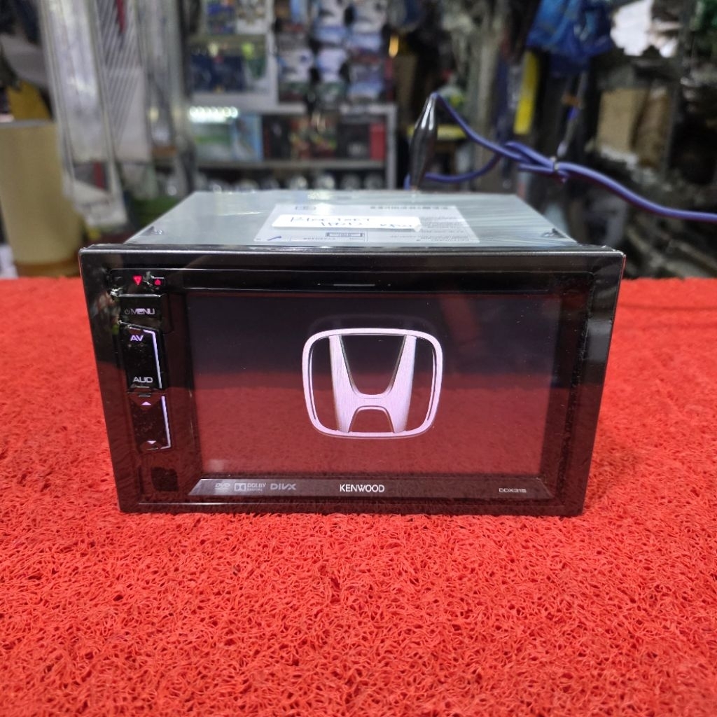 Head Unit KENWOOD DDX315IH2 USB CD Aux Radio FM AM sudah dipasang Bluetooth ex Honda Mobilio
