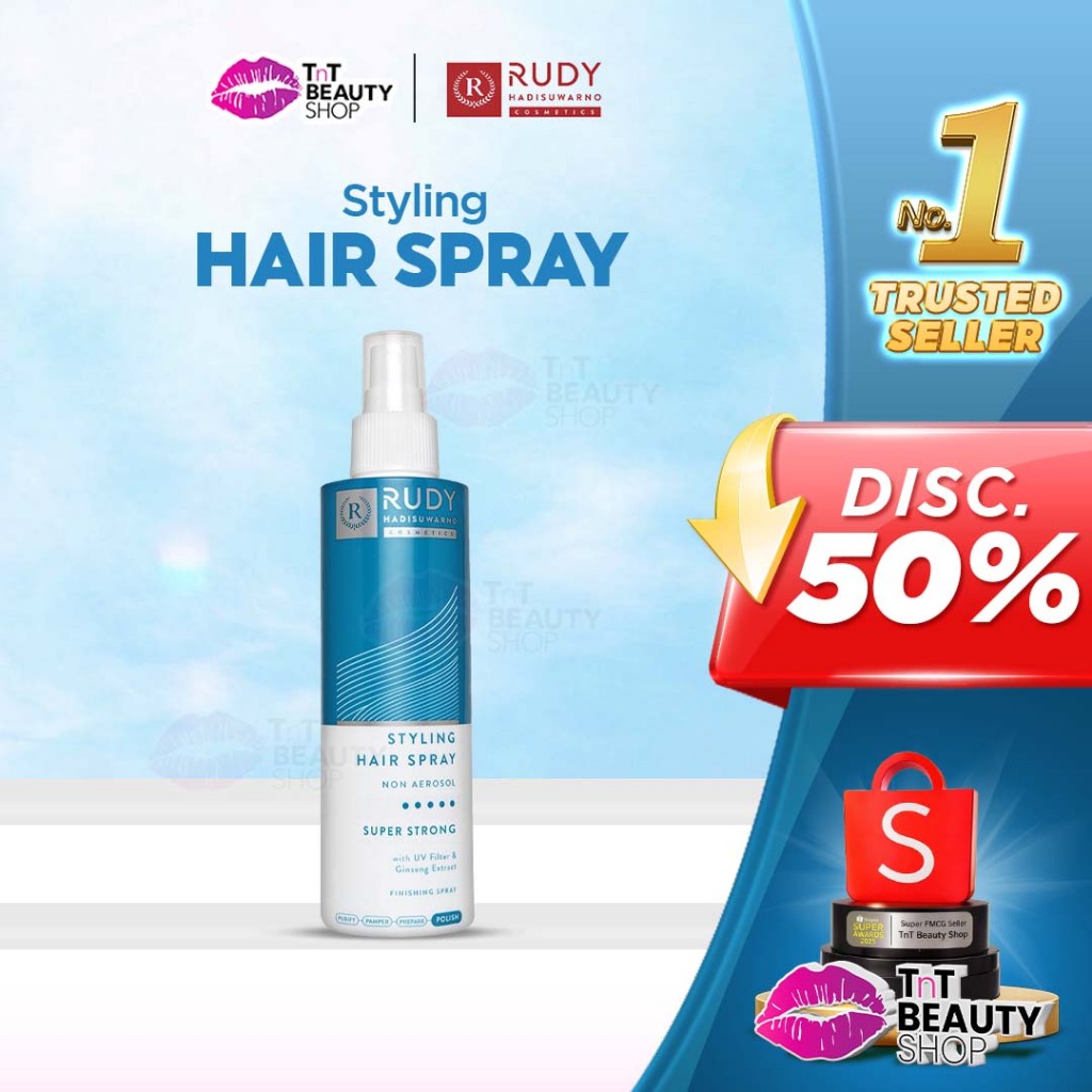 Jual Rudy Hadisuwarno Hair Spray Non Aerosol 200ml | Super Strong | TnT ...