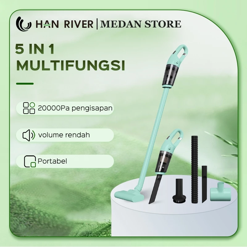 [Dikirim dari Medan]HAN RIVER Vacuum Cleaner 20000Pa Vacuum Cleaner Penyedot Debu - foto 1