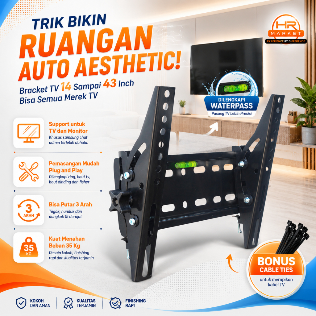 Jual TV Wall Mount Terlengkap & Harga Terbaru Juli 2026 | Shopee Indonesia