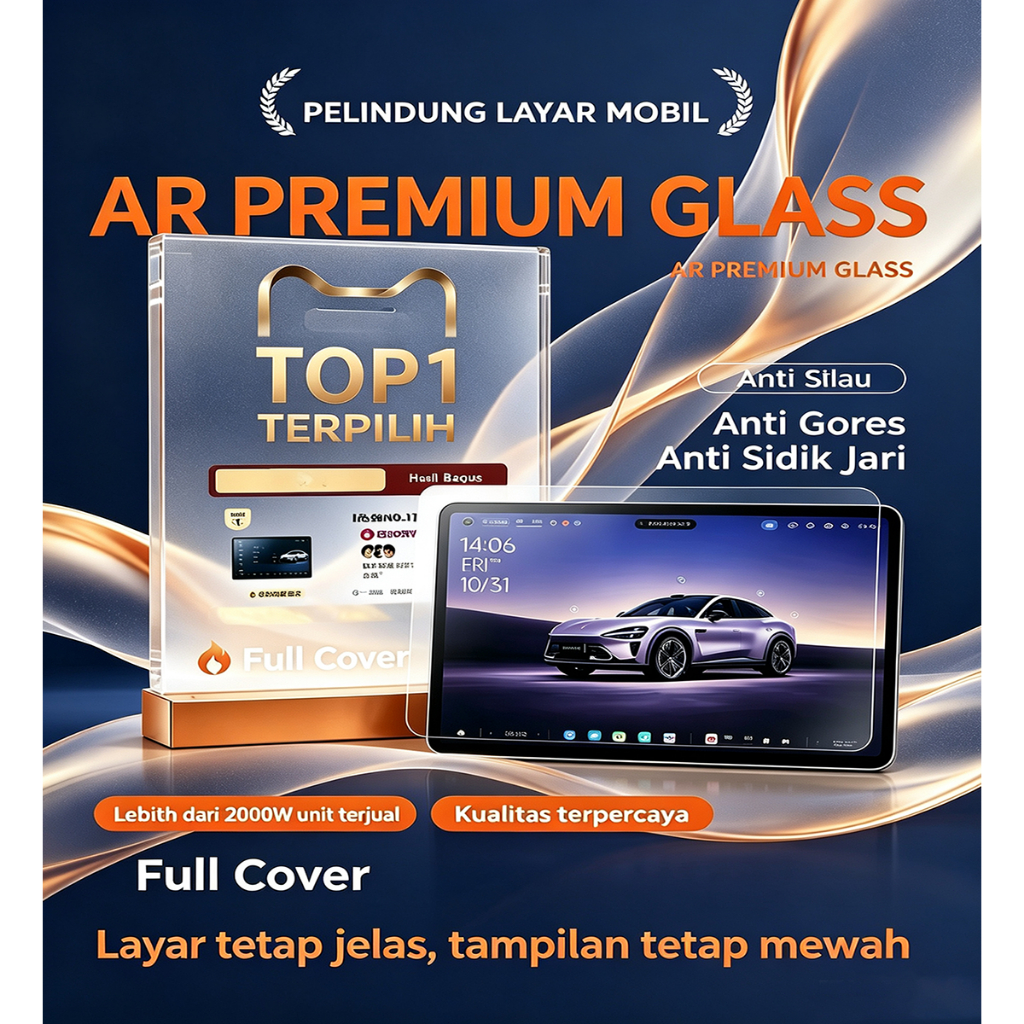 Jual Luxevex tempered glass FULLSET CHERY J6 / J6T tempered glass Head ...
