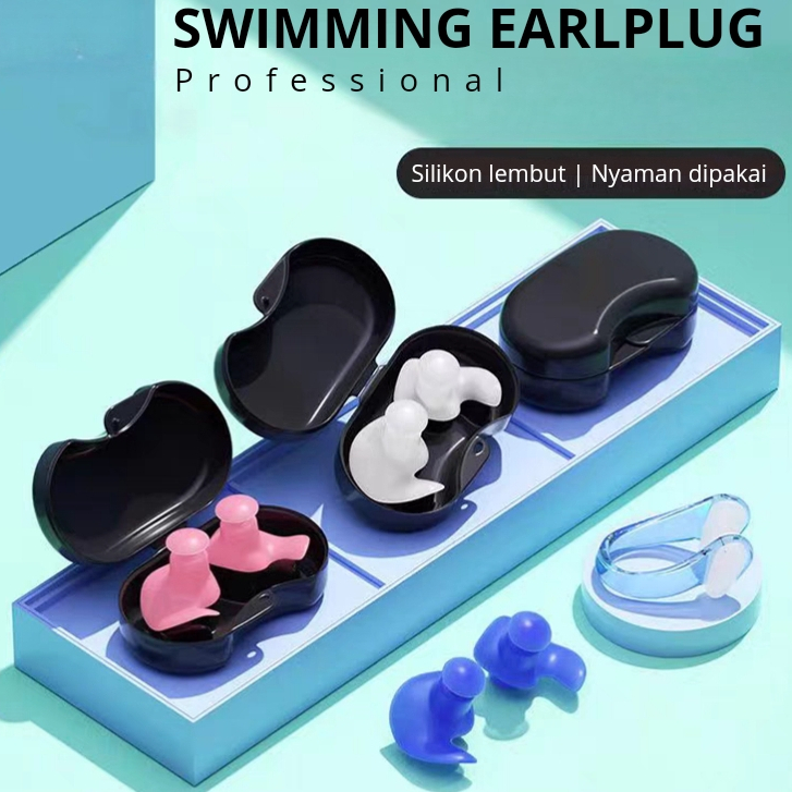 Jual Ear Plug Ear Clip Penutup Telinga Penutup Hidung Penutup Telinga ...