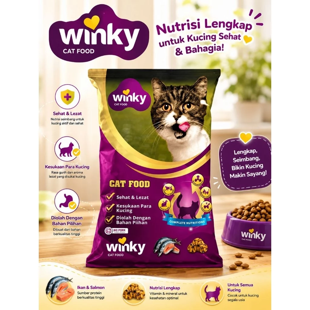 Winky Cat Food Tuna