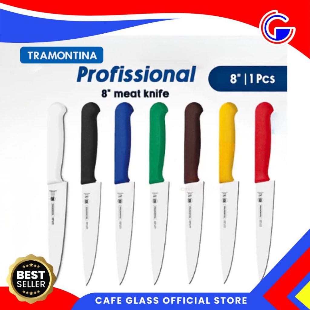 Pisau Profmaster 8 Gagang Warna - Pisau Tramontina Master - Alat Dapur Profesional- Per Pcs