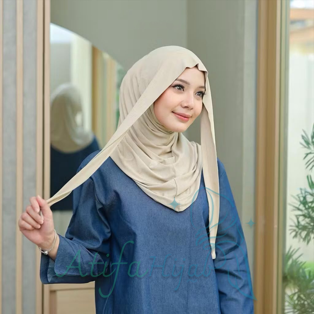 Jual Jilbab Instan Bandana Rayon | Bergo Tali Bandana Rayon Viscose ...