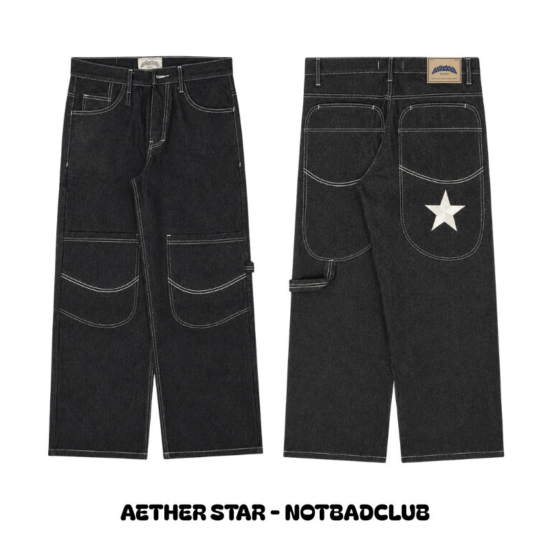 00s【arch black ive】鬼髭/蜂の巣/grunge denim/Y2K/013
