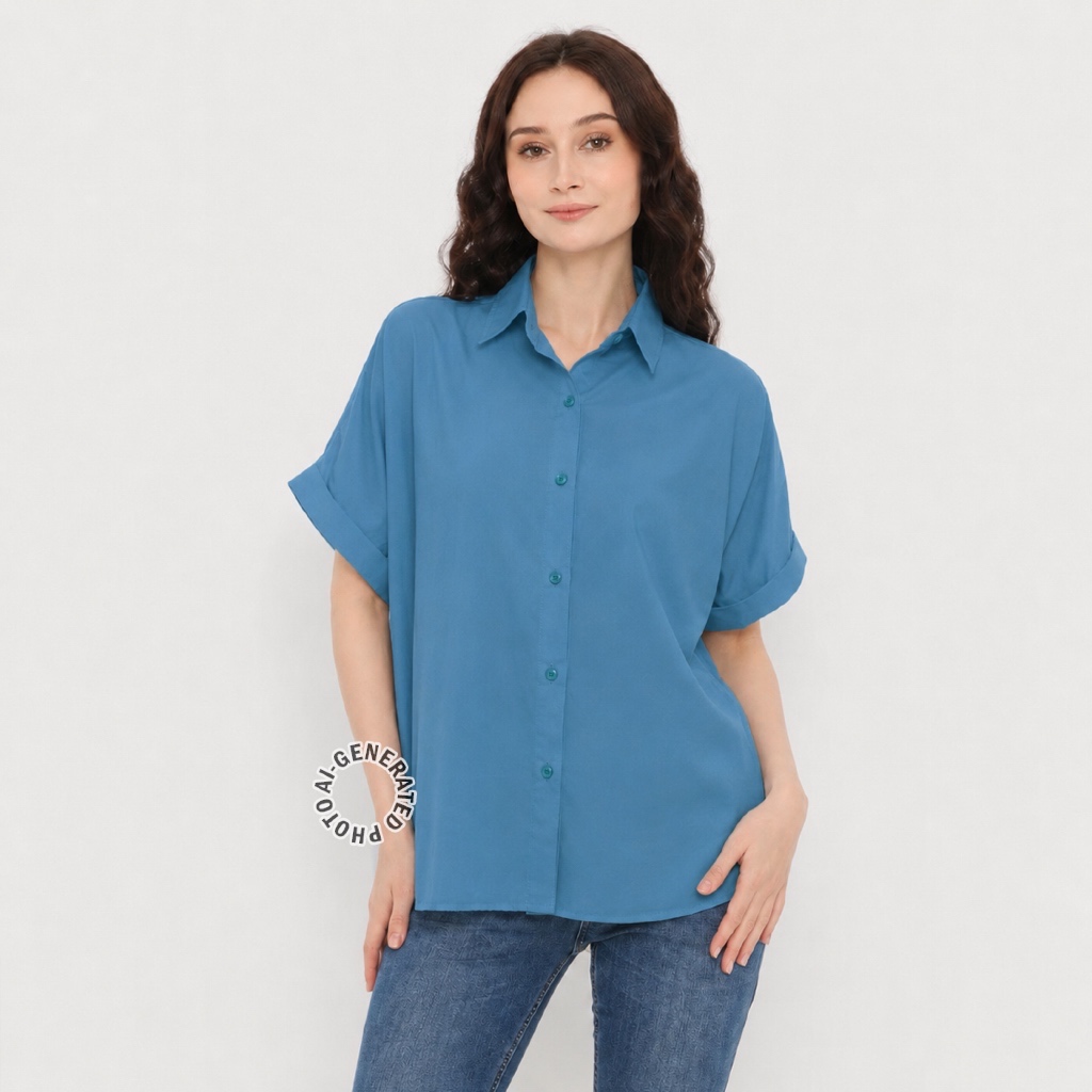 Jual KIMIE | XXL XXXL 5L 6L LD 120 130 140 150 Blouse Katun Miracle ...