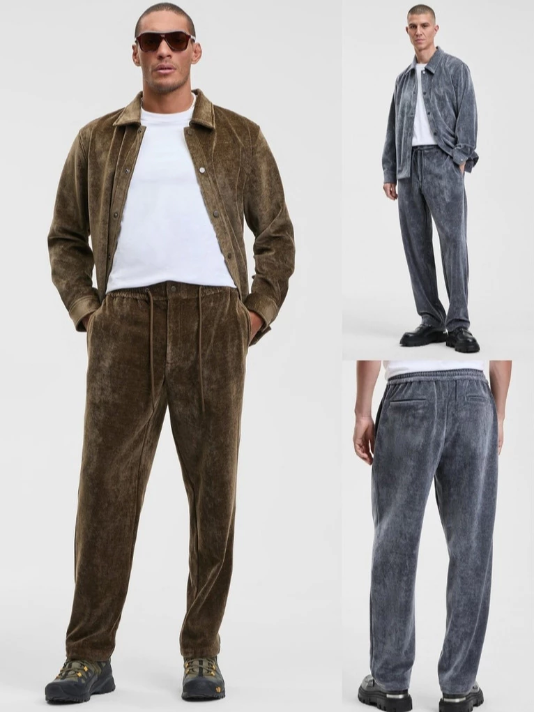 Celana Panjang Casual Pria Bahan Soft Twill MO Men's Relaxed Drawstring Pants - 2963