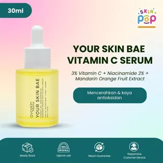 Serum Pencerah Wajah AVOSKIN Your Skin Bae Vitamin C 3% | Mencerahkan, Menyamarkan Noda Hitam