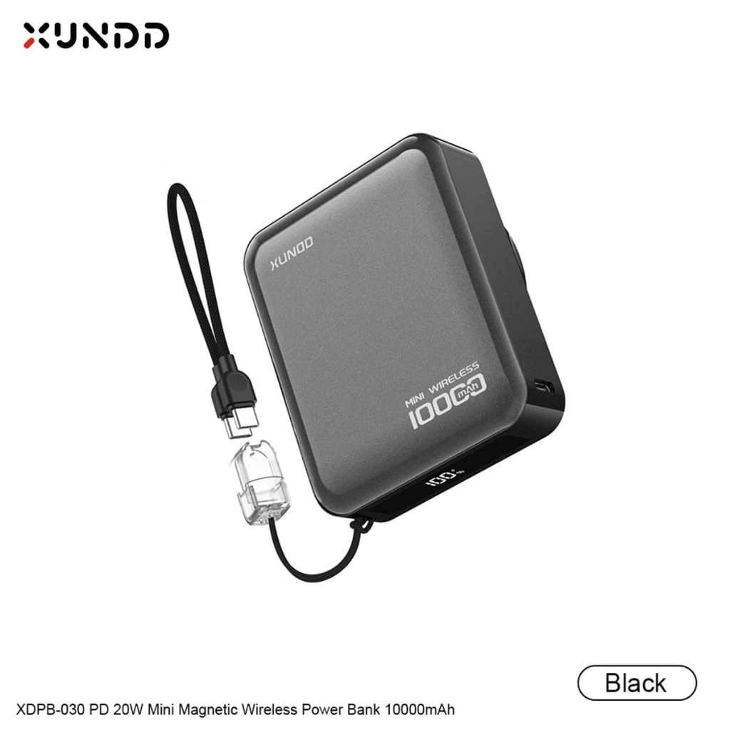 XUNDD Mini Magnetic Wireless Power Bank 10000mAh PD 20W Fast Charging XDPB-030