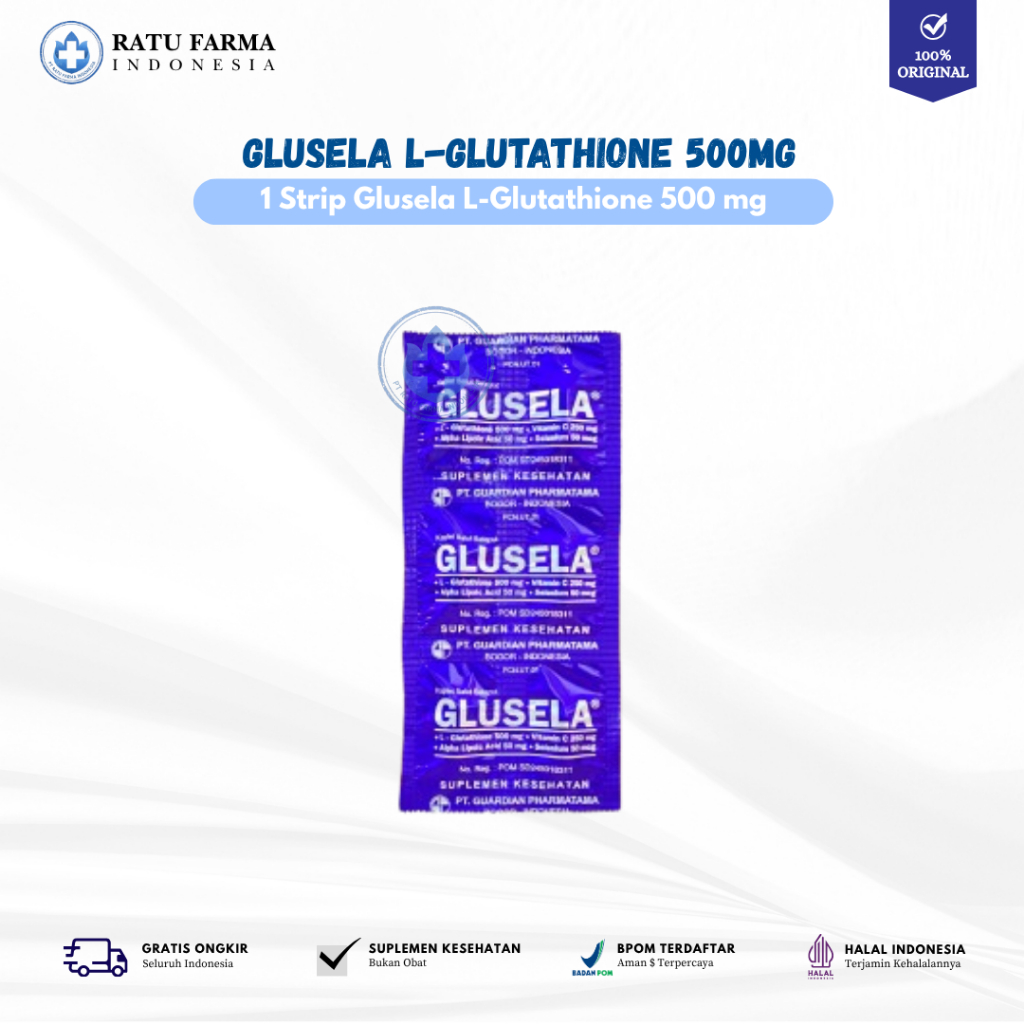 Jual GLUSELA L GLUTATHIONE 500MG