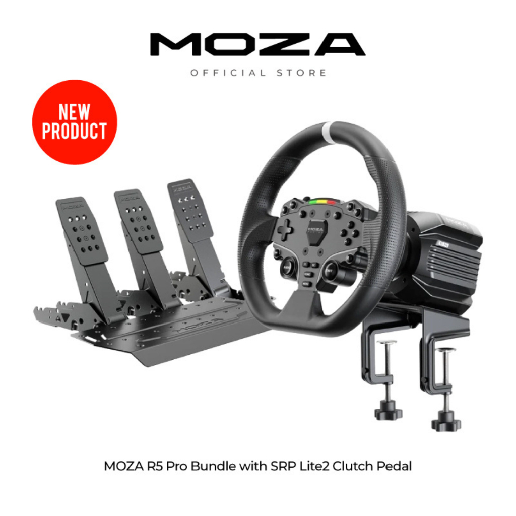 Jual MOZA Racing R5 Pro Bundle DD 6Nm Torque for PC | Bundle Racing ...