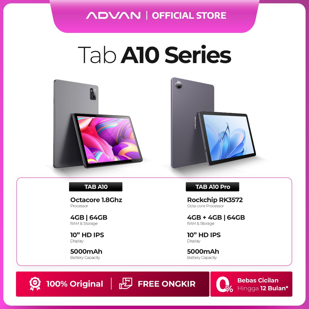 Jual Advan Tab A10 Terlengkap & Harga Terbaru Oktober 2026 | Shopee ...