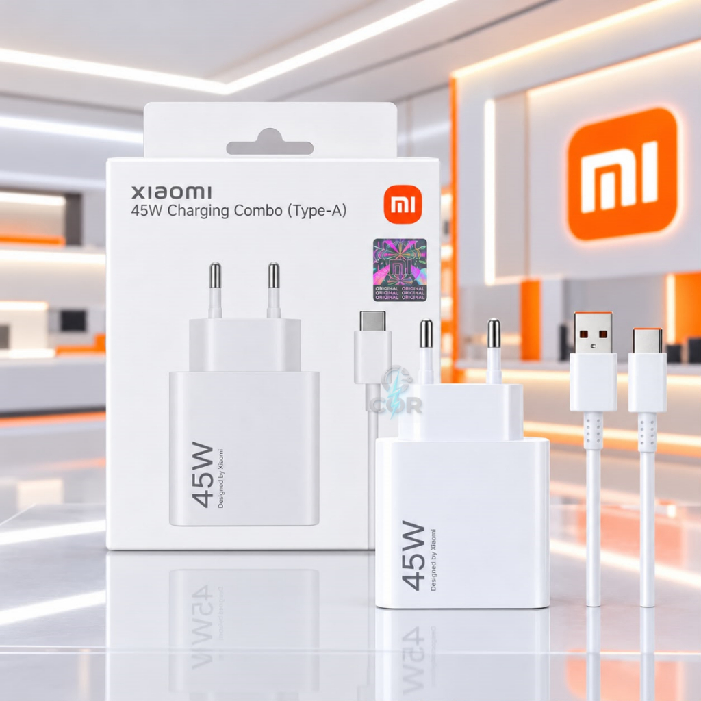 XIAOMI Charger 45W Turbo Charge Type C Fast Charging Poco M7 Note 14 5G Pro