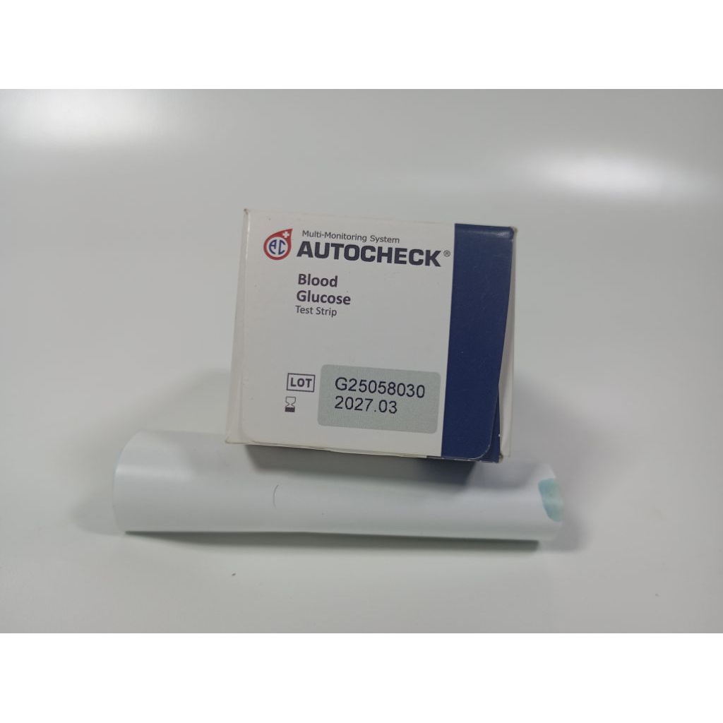 Jual Autocheck Blood Glucose Test Strip BK3-G2 (Isi 25 Strip) | Shopee ...
