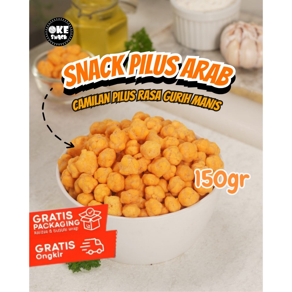 Jual Snack Pilus Arab Camilan Pilus Kriwil Gurih Manis | Shopee Indonesia
