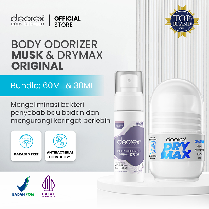Jual [Bundling 2pcs Everyday Fresh ] Deorex Body Odorizer Musk Masking ...