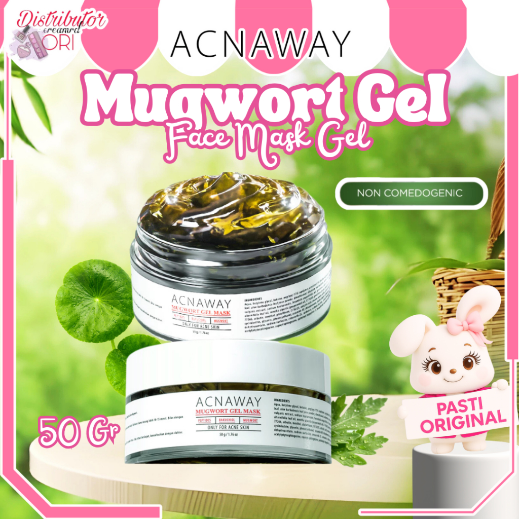 Jual ACNAWAY Advanced Mugwort Gel Mask 50Gr – Face Mask Gel Masker ...