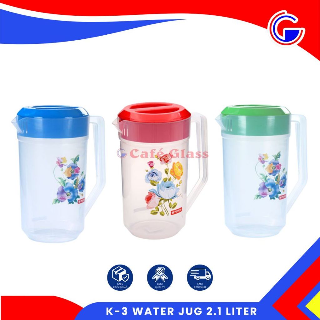Teko Plastik 2.1 Liter Lion Star I K-3 Water Jug Plastik Murah