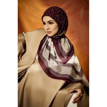 Sale! Part 1 Hijab Voal Segiempat Motif Malay SHAWLPUBLICA