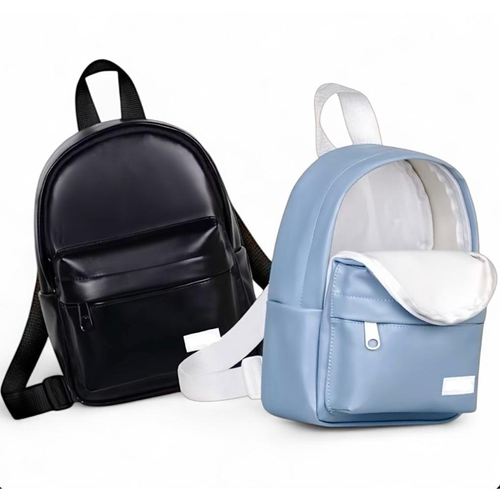 Jual Tas Ransel Wanita - Tas Sekolah Mini Leather Backpack | Shopee ...