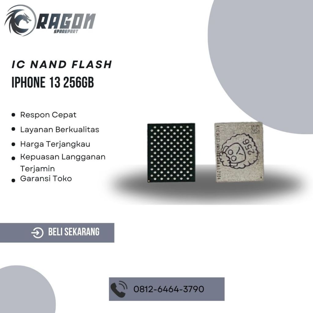 Jual IC NAND FLASH IP 13 PRO 128GB/256GB/1TB ORIGINAL NEW | Shopee ...