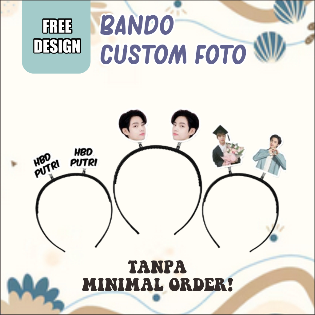 Jual BANDO CUSTOM WAJAH,BANDO PESTA, AKSESORIS PESTA DLL.... | Shopee ...
