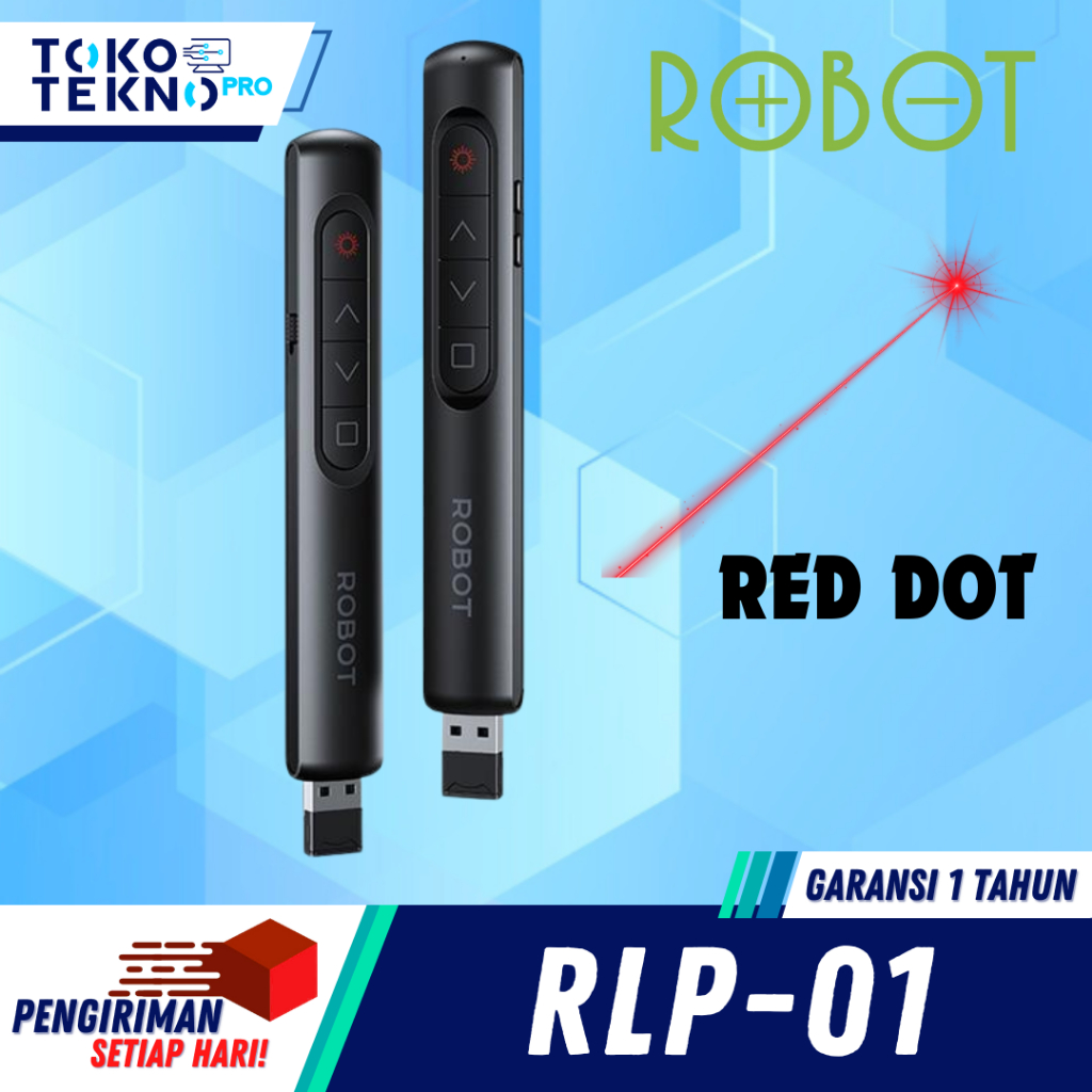 Jual Robot RLP01 / RLP-01 Laser Page Turning Pen Pointer Presentasion ...