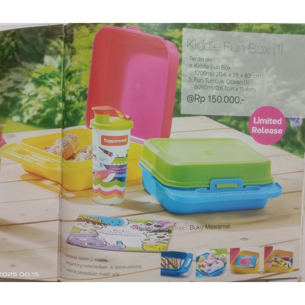 Jual Tupperware Kiddie Fun Box (1 pcs) | Shopee Indonesia