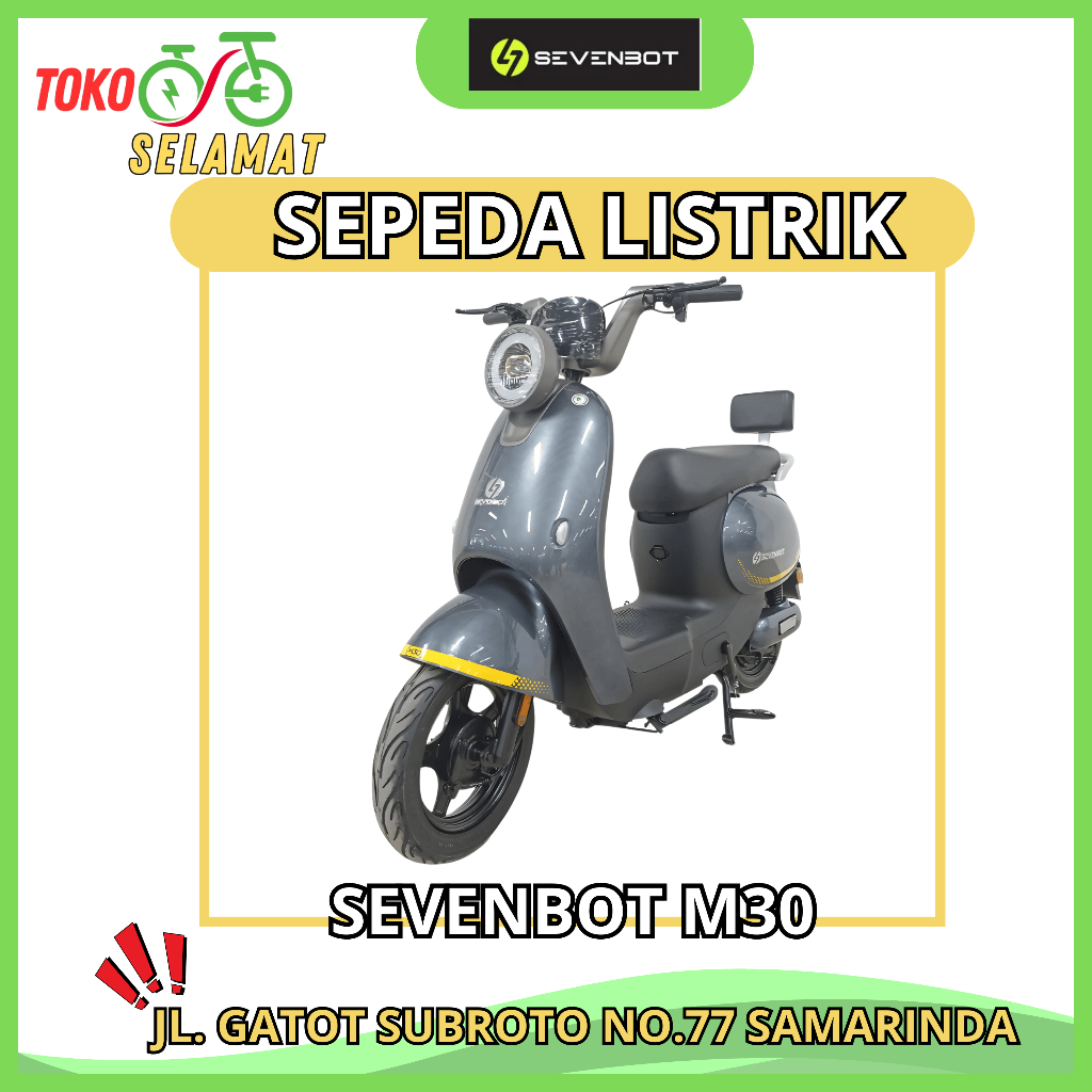 Jual [LUAR SAMARINDA] SEPEDA LISTRIK SEVENBOT M30 | Shopee Indonesia