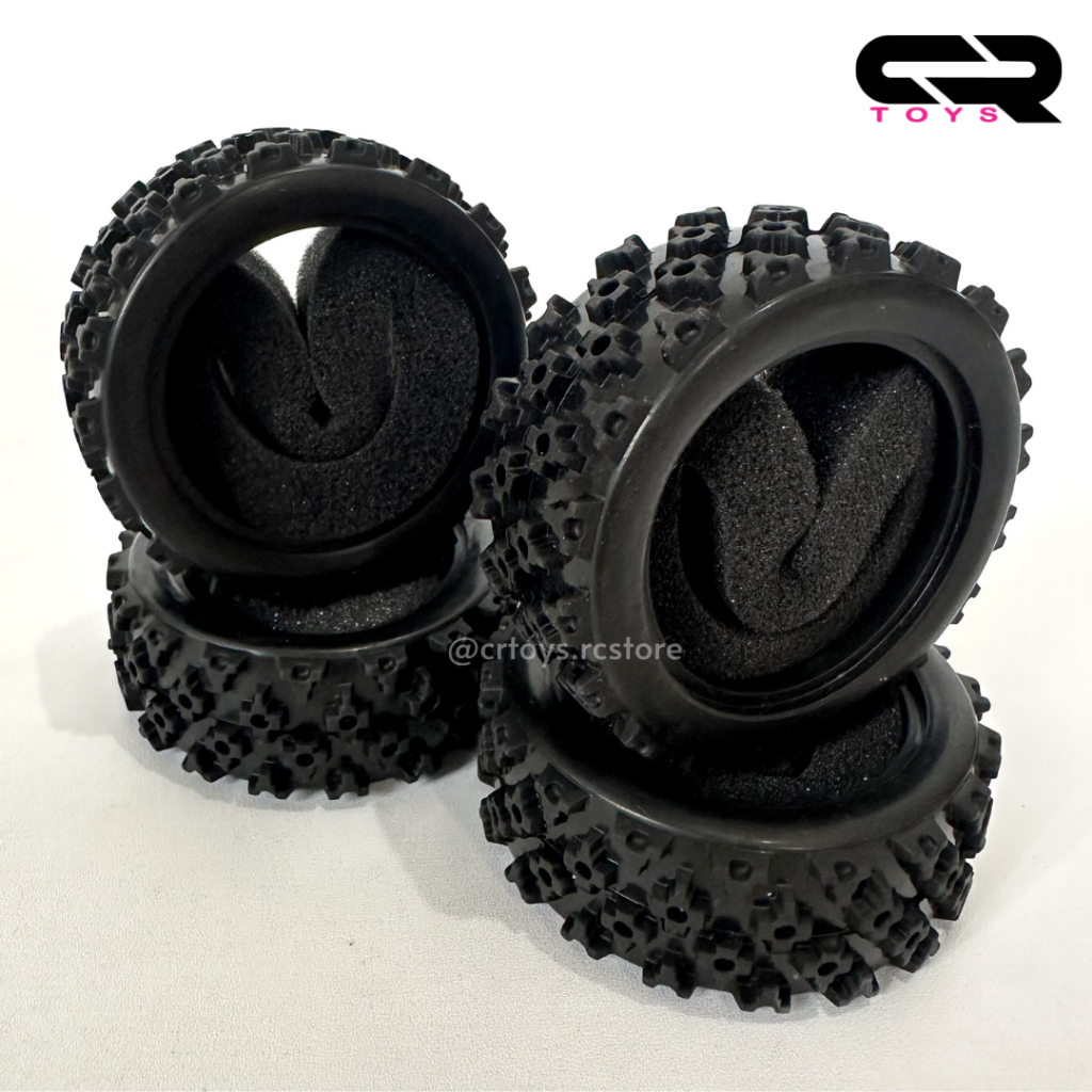 Jual CRtoys 4pcs Ban Rally Block RC 1:10 Soft dengan Inner Sponge / Ban ...