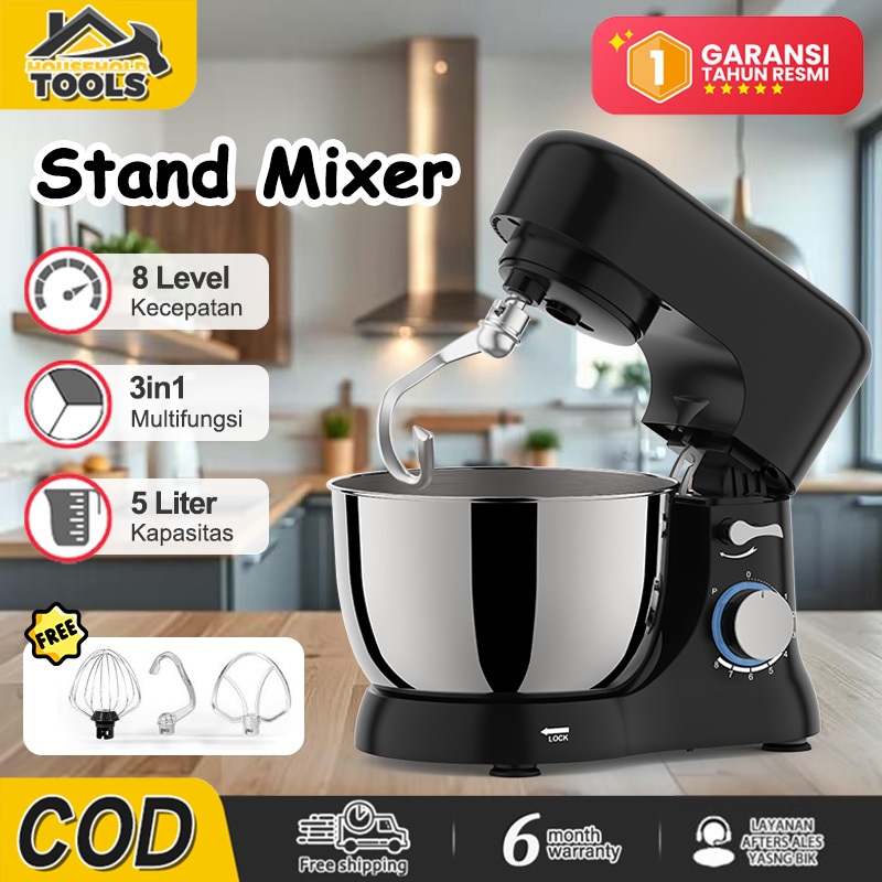 Jual Stand Mixer 4.5L Mangkuk Stainless Steel - Alat Pengadonan Roti ...